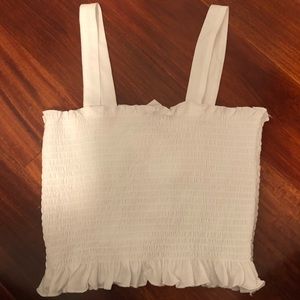 White crop top